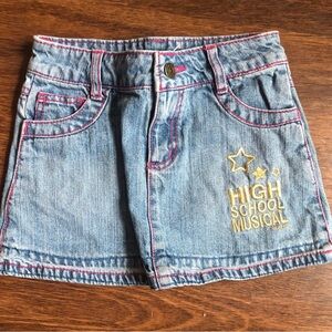 High school musical girls jean skirt size 7